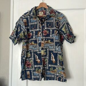 Vintage Hawaiian Aloha shirt paradise bay